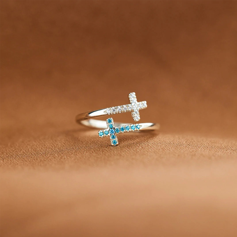 [Copy]Cross Christian 925 Sterling Silver Ring