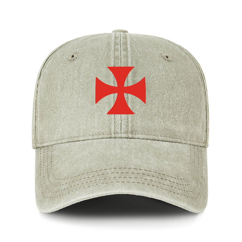 Heritage Washed Cap - Knights Templar Cross