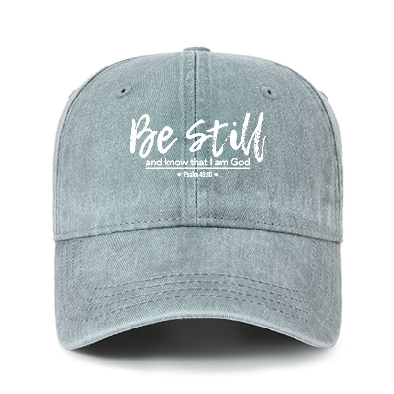 Heritage Washed Cap - Psalm 46:10