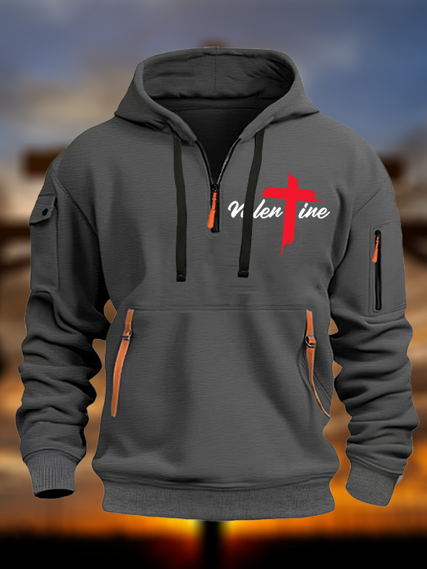 Valentine Jesus God Christian Zipper Hoodies