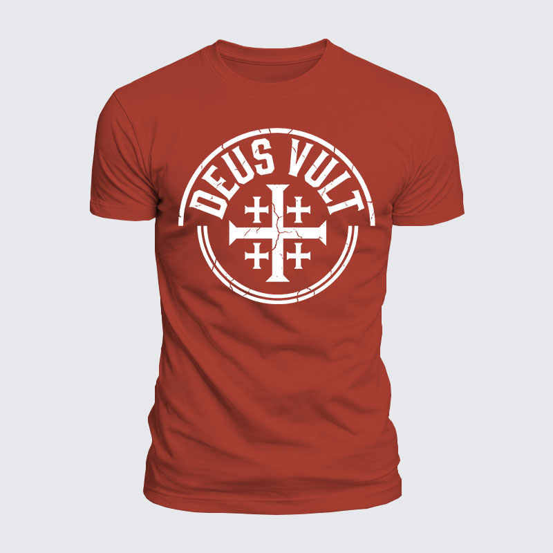 Luxe Mercerized Cotton Tee - Deus Vult 