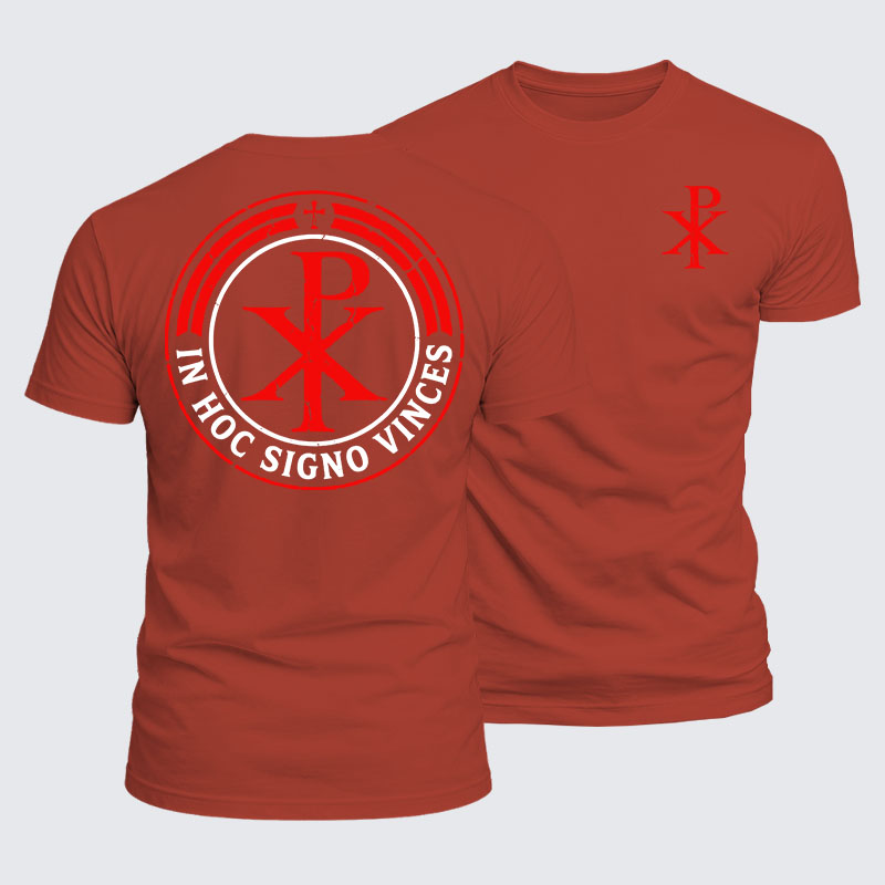 Luxe Mercerized Cotton Tee - In Hoc Signo Vinces 