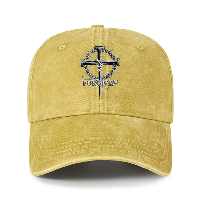 Heritage Washed Cap - Cross Forgiven