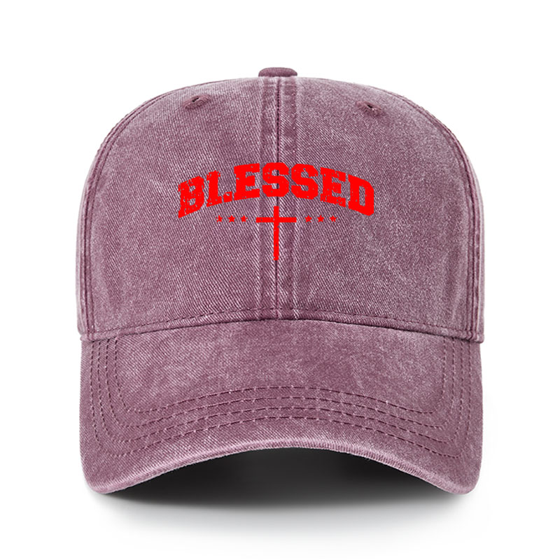 Heritage Washed Cap - Blessed Cross