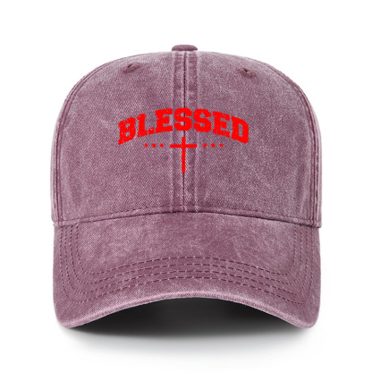 Heritage Washed Cap - Blessed Cross