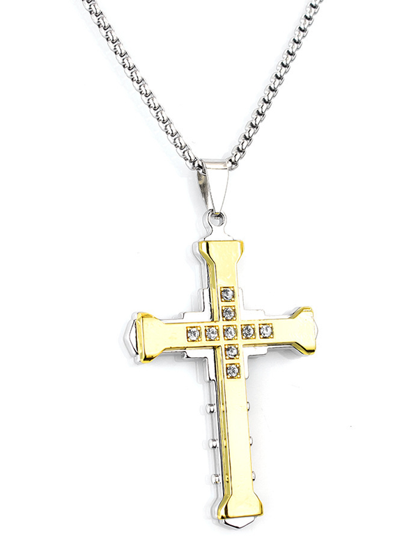 Christian Diamond Cross Necklace