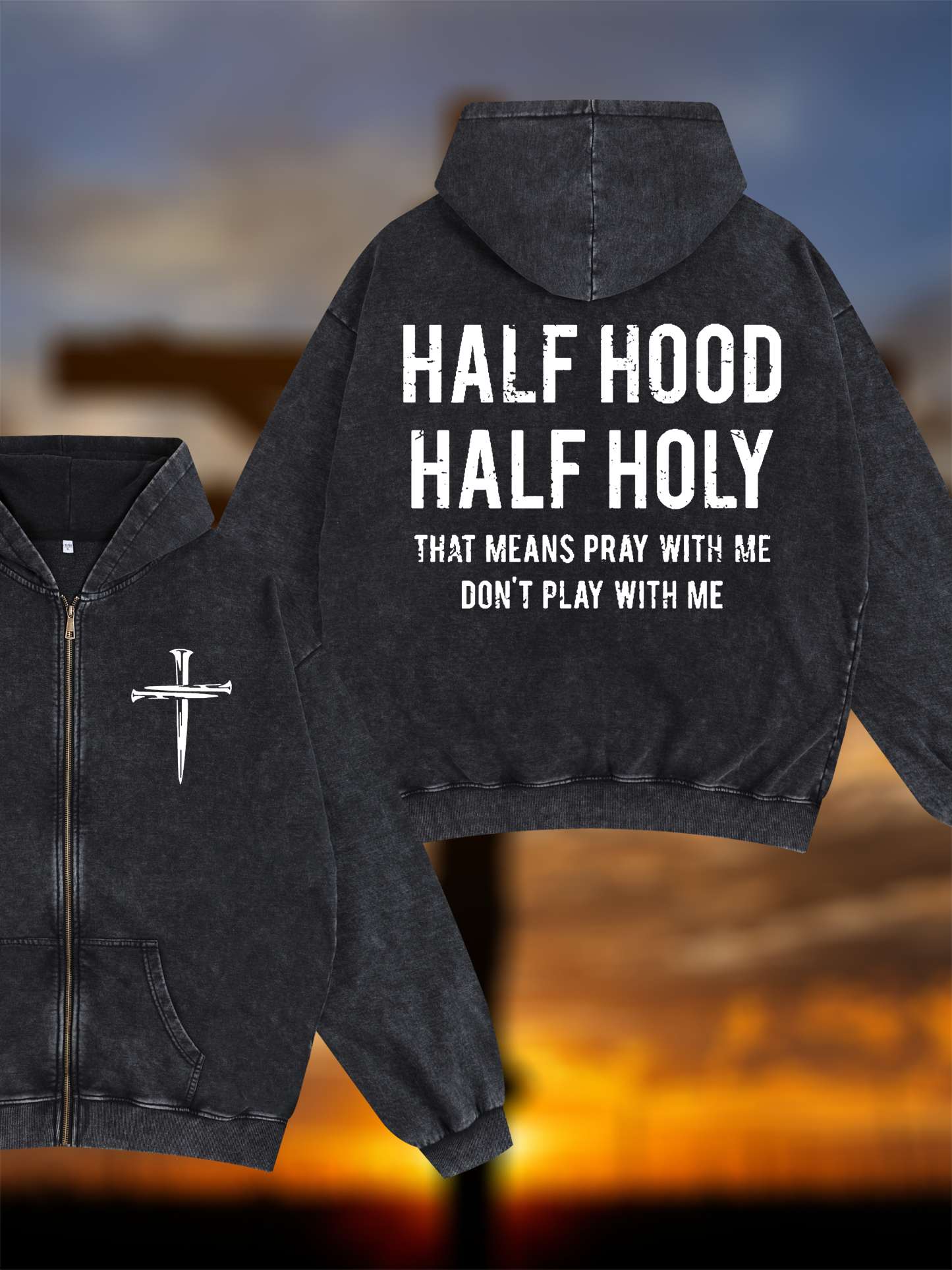 I’m Going to Let God Fix It Because if I Fix It I’m Going to Jail Hoodie