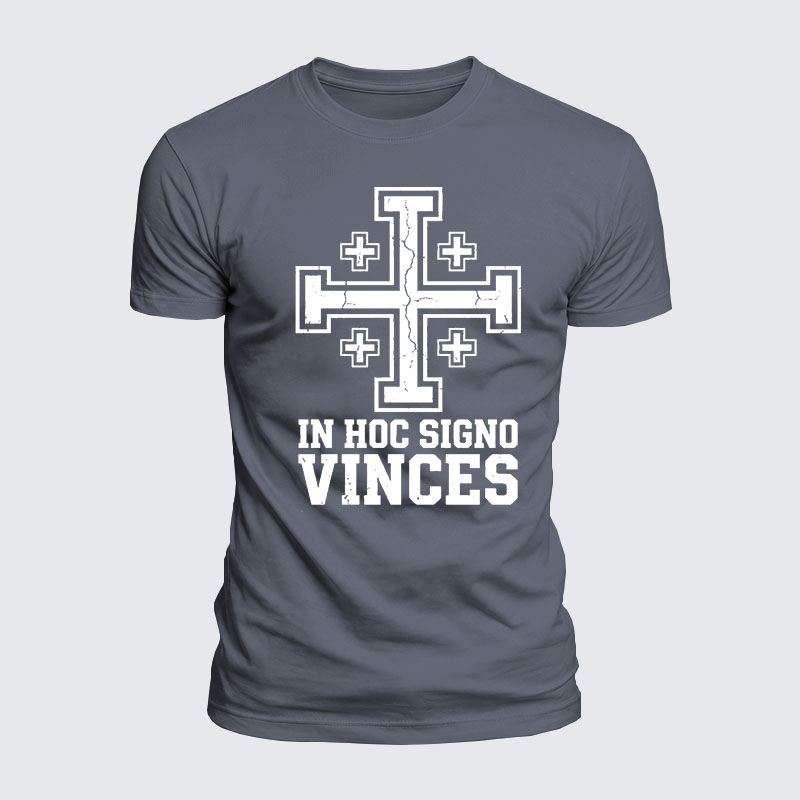 Luxe Mercerized Cotton Tee - In Hoc Signo Vinces 