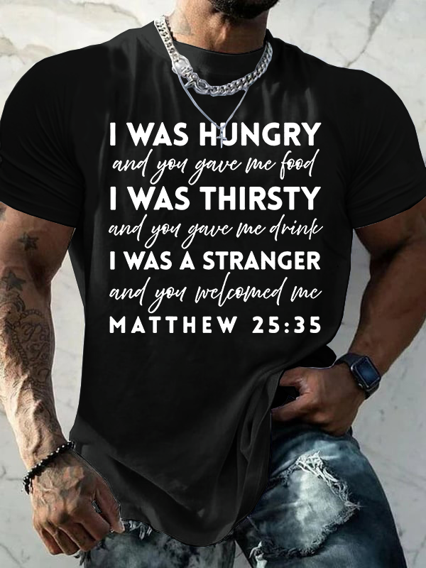 Bible Verse  Jesus God Christian Cotton T-Shirt