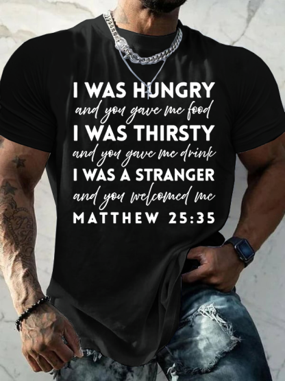 Bible Verse  Jesus God Christian Cotton T-Shirt