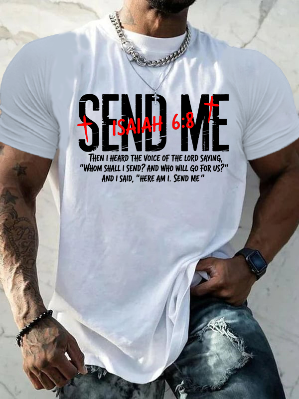 Send Me Jesus God Christian Cotton T-Shirt