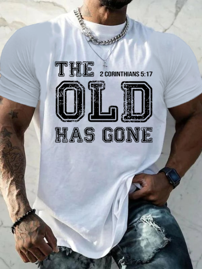 The Old Has Gone  Jesus God Christian Cotton T-Shirt