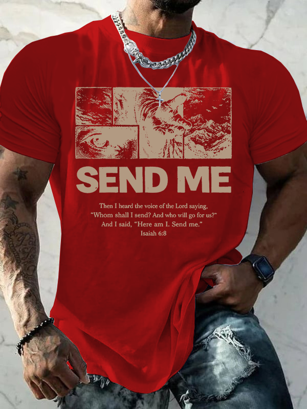 Send Me Jesus God Christian Cotton T-Shirt