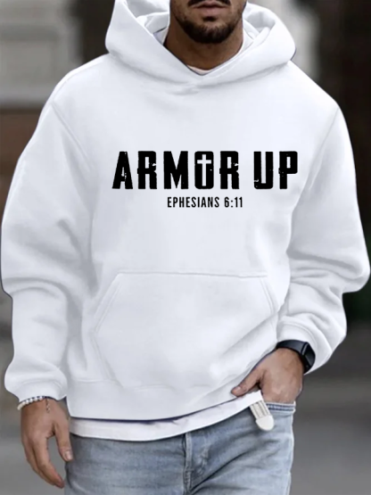 Armor Up Christian Cotton Hoodie