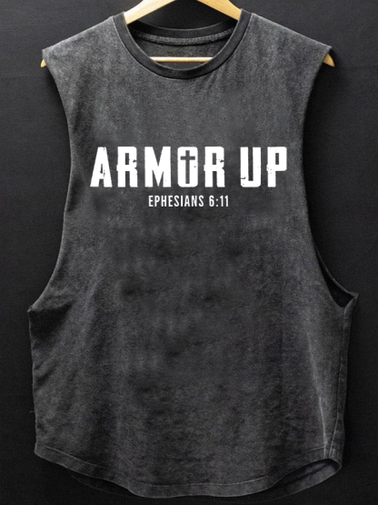 Armor Up Christian Washed Tank