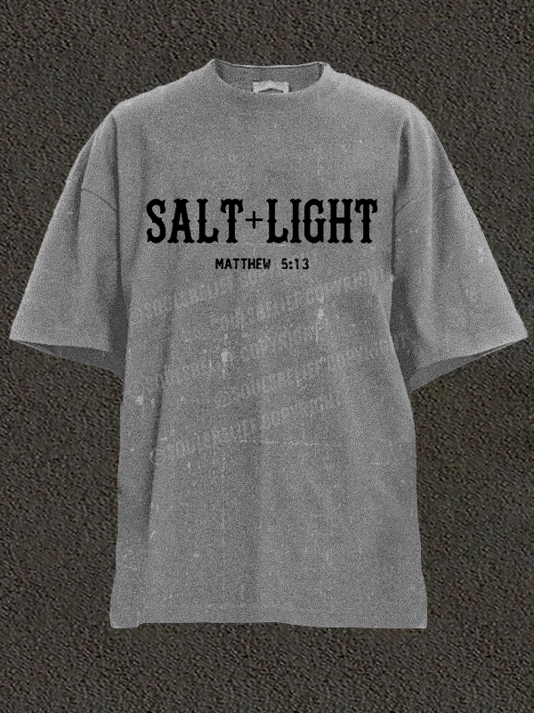 Salt & Light Christian Washed T-Shirt