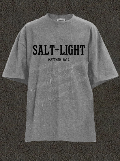 Salt & Light Christian Washed T-Shirt