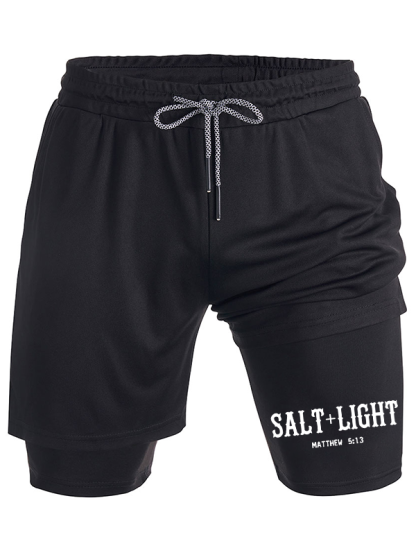 Salt & Light Christian Performance Shorts