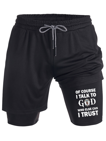 [Copy]Jesus Dropped The Charges Christian Performance Shorts