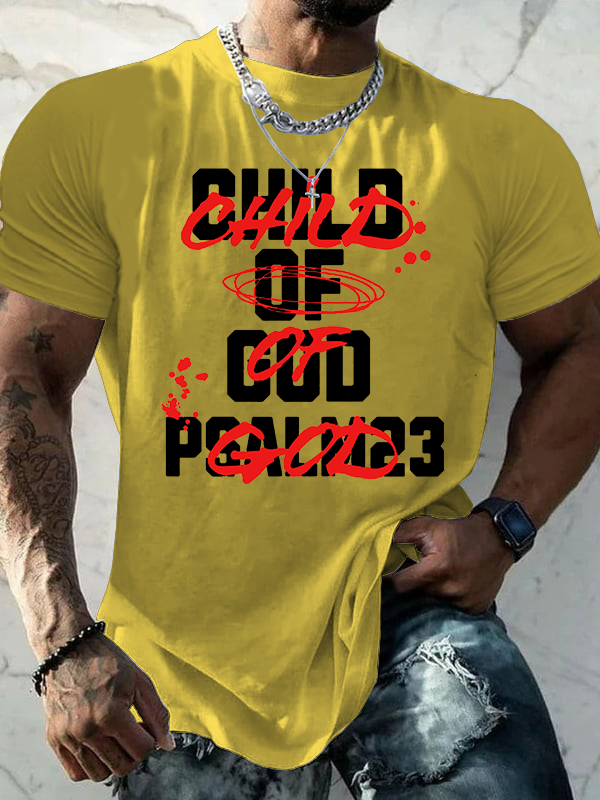Child Of God Jesus God Christian Cotton T-Shirt
