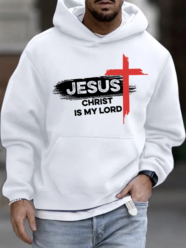 Jesus Christ Is My Lord Christian Cotton Hoodie