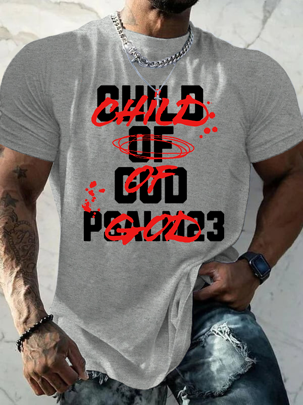 Child Of God Jesus God Christian Cotton T-Shirt