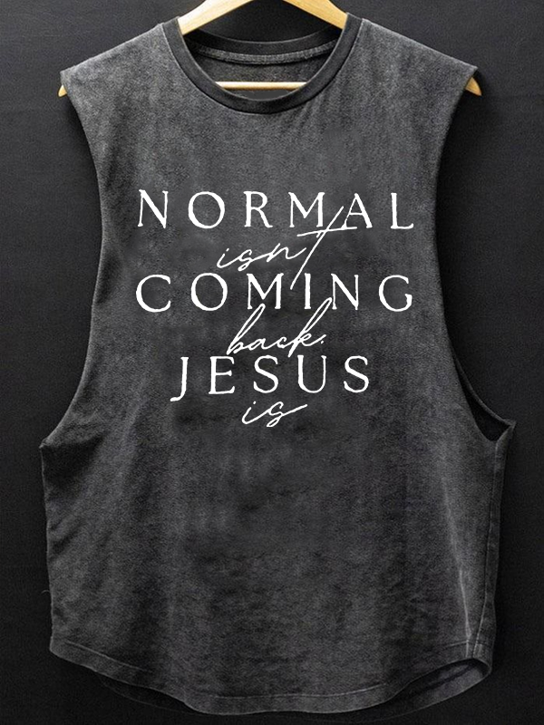 [Copy]Of Course I Talk To God Who Else Can I Trust Christian Washed Tank