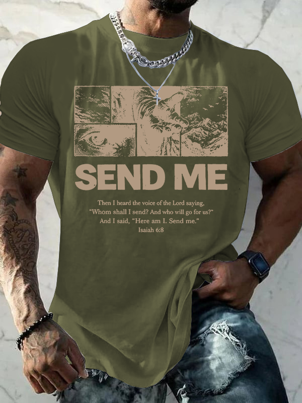 Send Me Jesus God Christian Cotton T-Shirt
