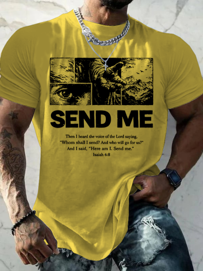 Send Me Jesus God Christian Cotton T-Shirt