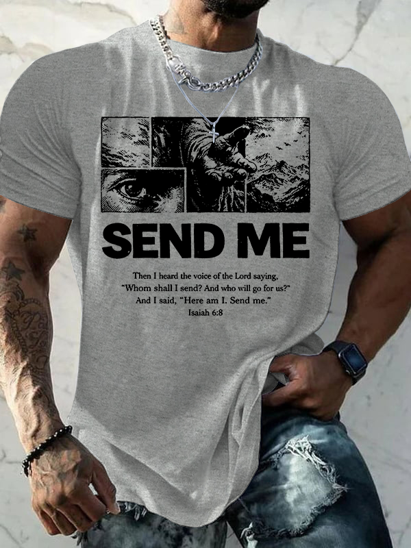 Send Me Jesus God Christian Cotton T-Shirt