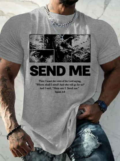 Send Me Jesus God Christian Cotton T-Shirt
