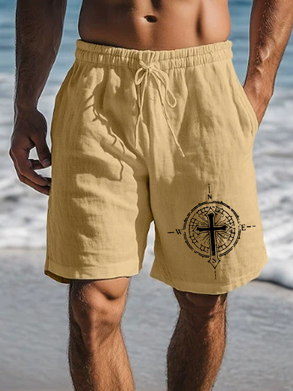 Cross Compass Christian Beach Shorts