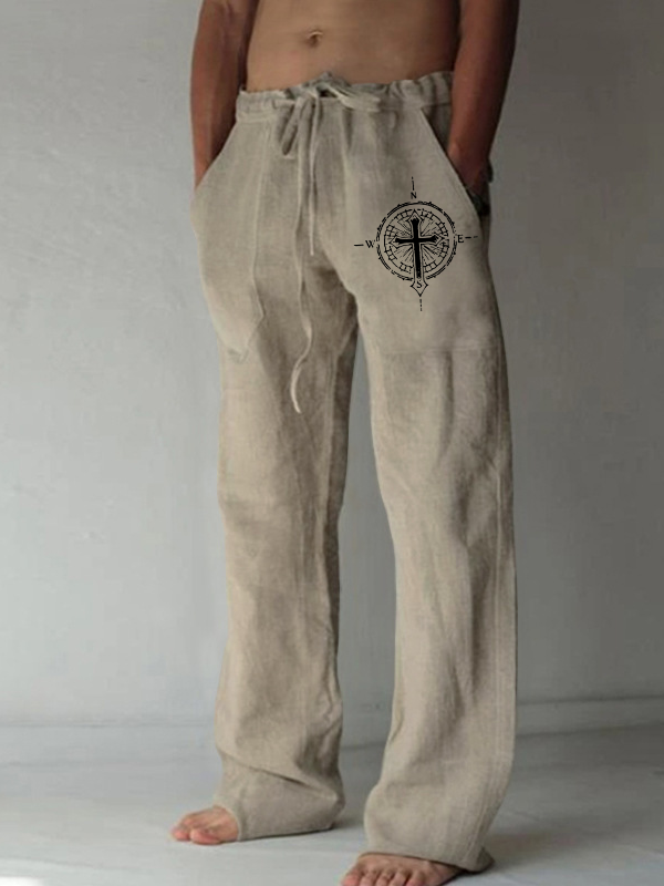 Cross Compass Christian Beach Pants