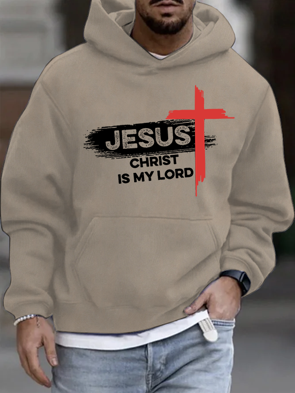 Jesus Christ Is My Lord Christian Cotton Hoodie