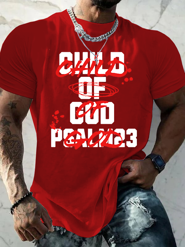 Child Of God Jesus God Christian Cotton T-Shirt