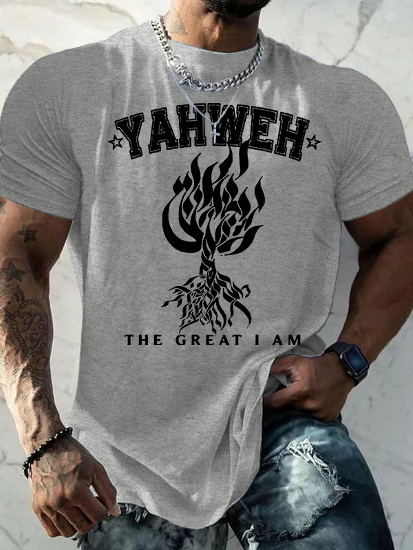 YAHWEH Jesus God Christian Cotton T-Shirt