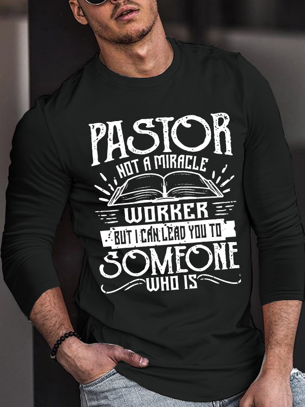 Men's  faith God'S Strong Hand Is Over My Life Long Sleeve T-Shirt