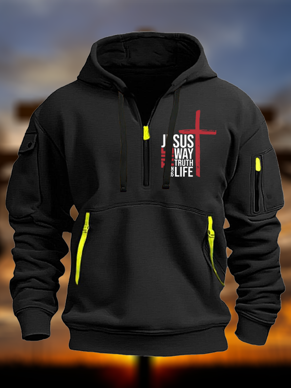 Jesus The Way Truth Life Jesus God Christian Zipper Hoodies