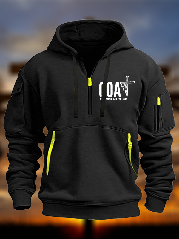 Goat God Over All Things Jesus God Christian Zipper Hoodies