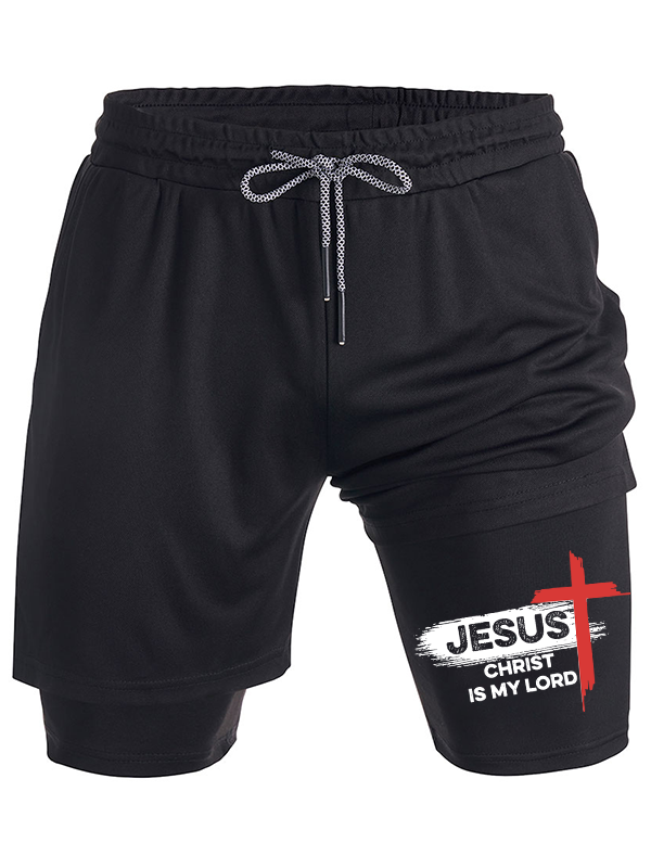 Jesus Christ Is My Lord Christian Performance Shorts
