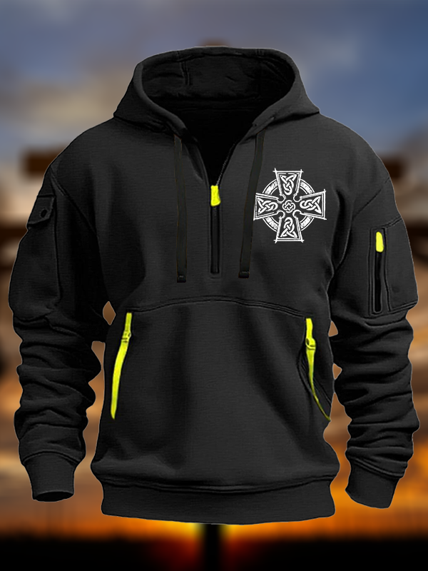 Celtic Cross Jesus God Christian Zipper Hoodies