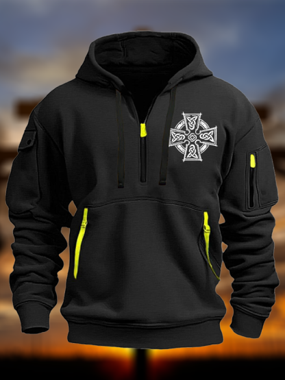 Celtic Cross Jesus God Christian Zipper Hoodies