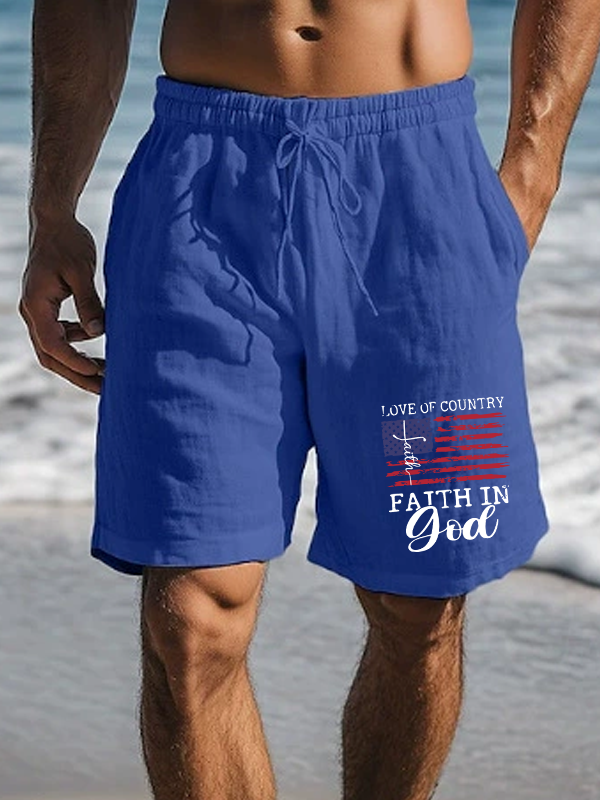 Faith In God Christian Beach Shorts