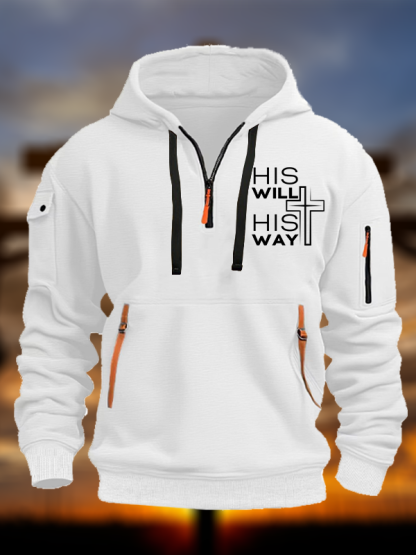 His Will His Way Jesus God Christian Zipper Hoodies