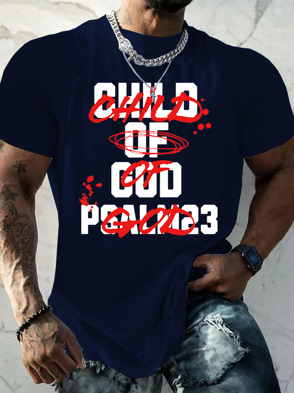 Child Of God Jesus God Christian Cotton T-Shirt