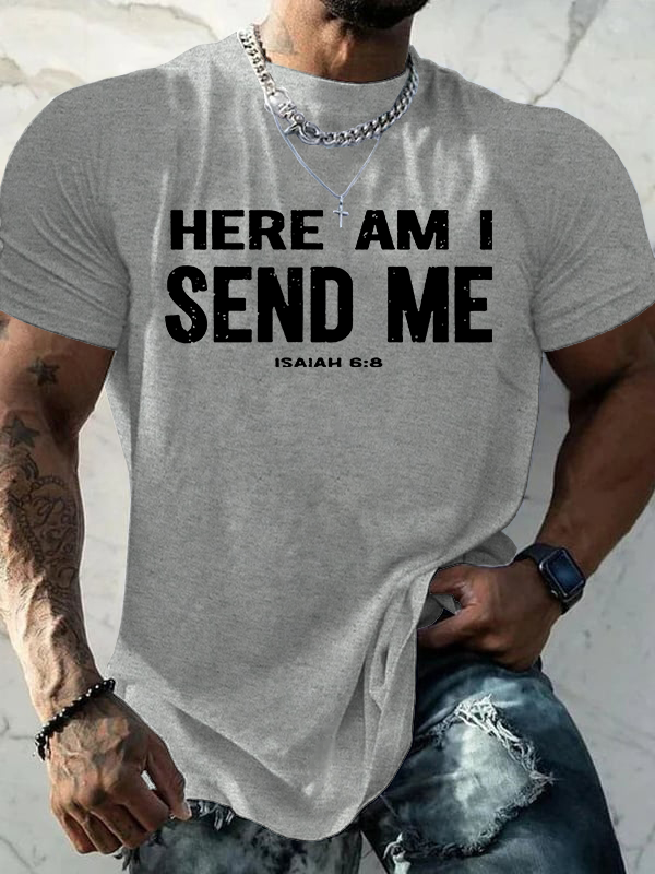 Send Me Jesus God Christian Cotton T-Shirt
