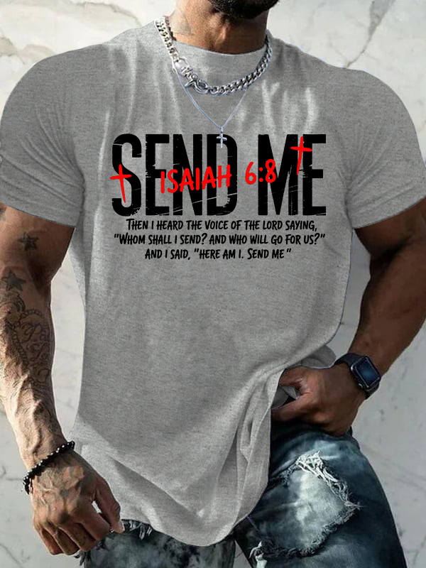 Send Me Jesus God Christian Cotton T-Shirt