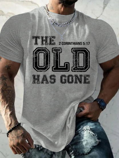 The Old Has Gone  Jesus God Christian Cotton T-Shirt
