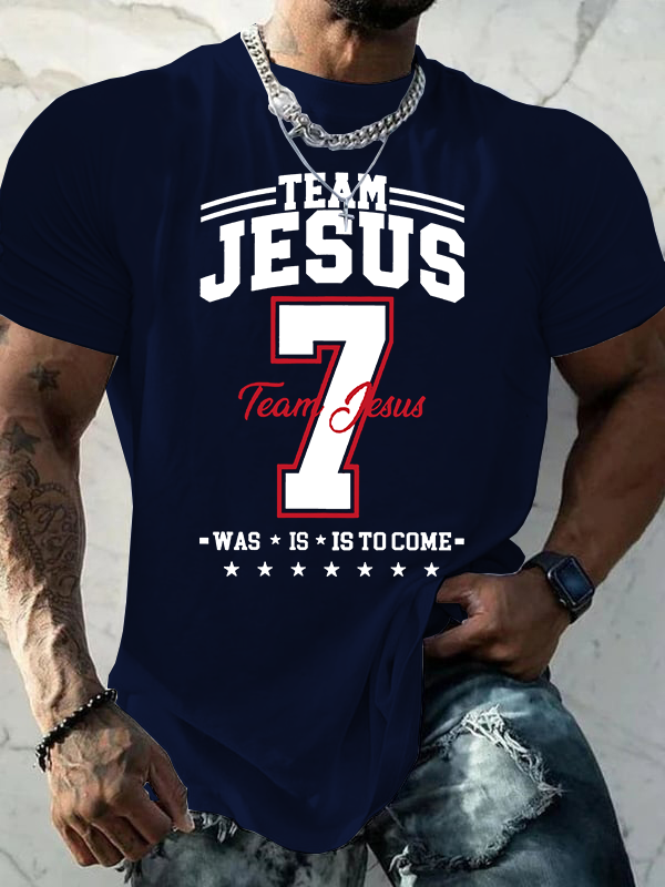 Team Jesus Jesus God Christian Cotton T-Shirt