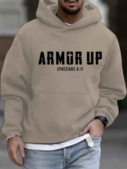 Armor Up Christian Cotton Hoodie